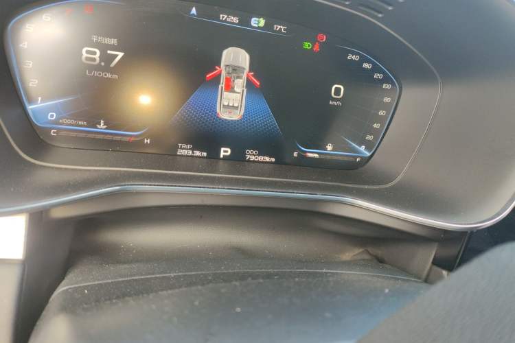 Used Geely Auto Emgrand X7 Sport 2020 1.8TD DCT ZhiZun PRO Odometer Close Up