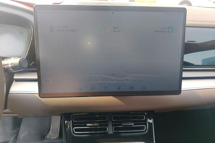 Used BYD Han 2022 DM-i 121KM Prestige Model Audio And AC Panel