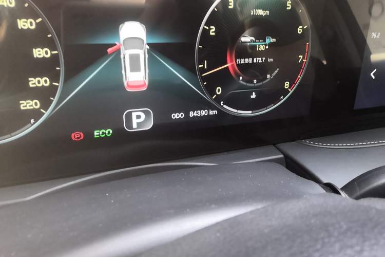 Used JETOUR X90 PLUS 2021 1.6TD DCT Villa 5 Seats Odometer Close Up