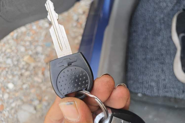 Used Chevrolet Sail 2013 Sedan 1.2L Manual Fashionable Happiness Edition Vehicle Key