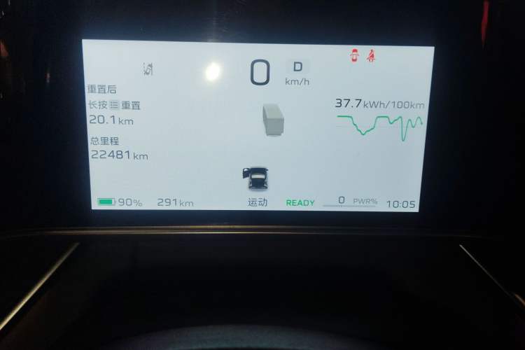 Used Hongqi Tiangong 08 2025 680 Ultra Four-Wheel-Drive Version Instrument Cluster