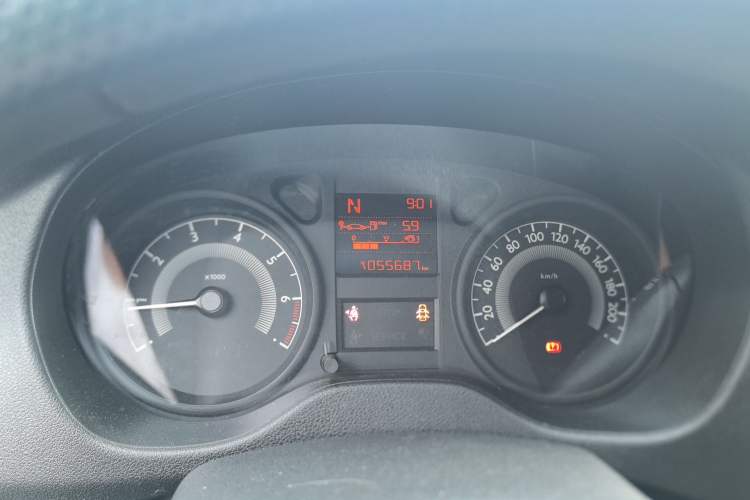 Used Peugeot 301 2016 1.6L Automatic Comfort Edition Odometer Close Up