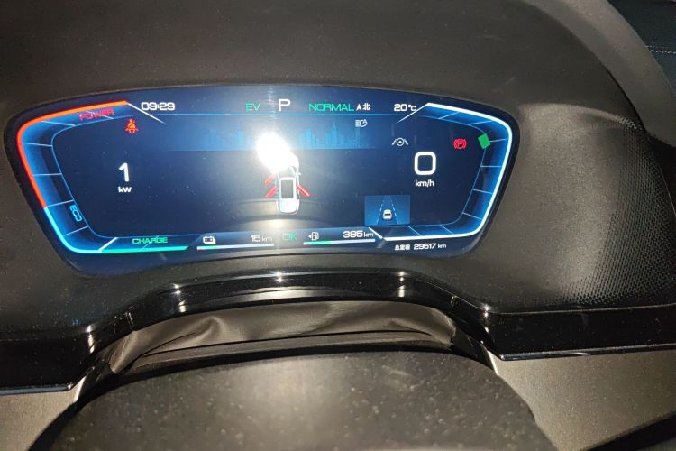 Used BYD Tang New Energy 2023 DM-i Champion Edition 112KM Prestige Model Odometer Close Up