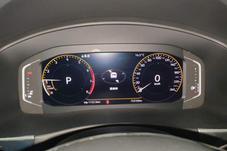 Used Volkswagen Teramont 2020 330TSI Two-Wheel-Drive Luxury Edition China VI Standard Instrument Cluster