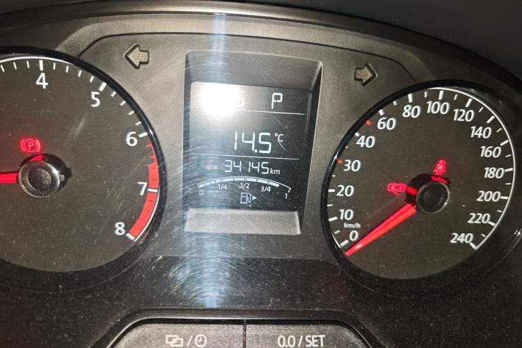 Used Volkswagen Polo 2018 1.5L Automatic Advanced Driving Model Odometer Close Up