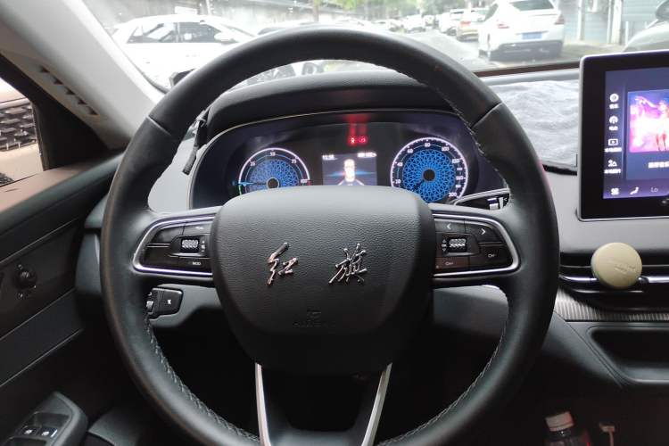 Used Hongqi E-QM5 2024 450km Range Commuter Version Steering Wheel