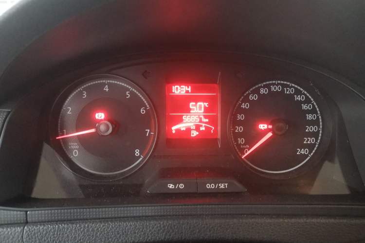 Used Volkswagen Santana 2021 1.5L Manual Fashion Edition Odometer Close Up