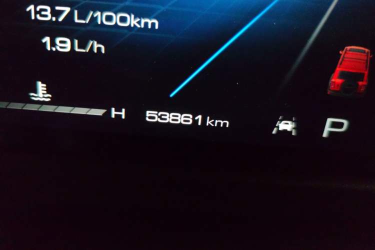 Used Tank 300 2021 Off-Road Edition 2.0T Conqueror Odometer Close Up