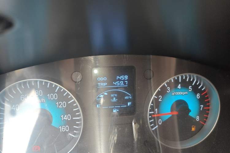 Used Jinbei Hiace X30 2021 1.5L Wealthy Edition Bus China VI Standard SWC15M Odometer Close Up