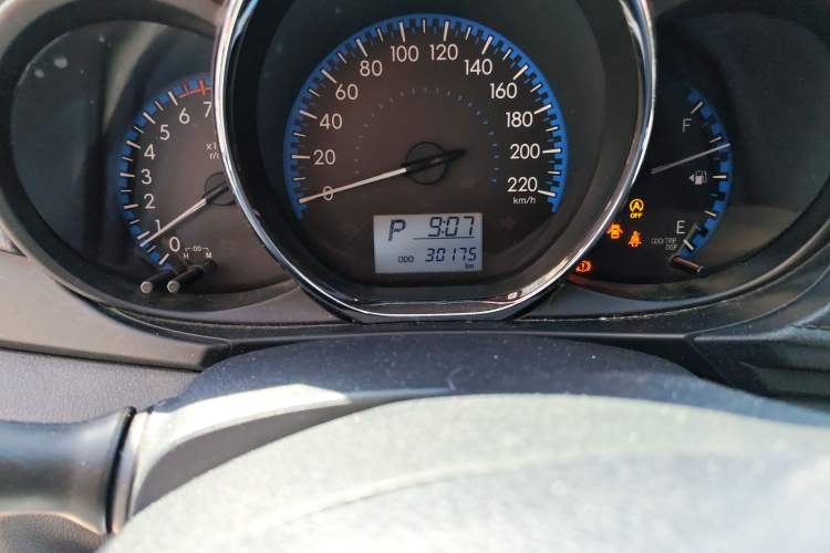 Used Toyota Vios FS 2017 1.5L CVT Fengchi Edition Odometer Close Up