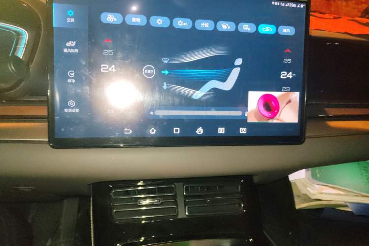 Used BYD Han 2021 EV Standard Range Luxury Model Audio And AC Panel