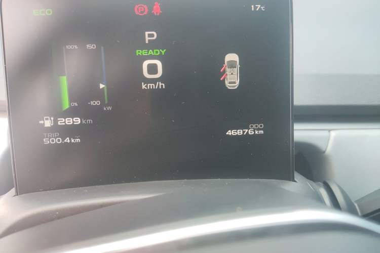 Used Geometry C 2020 Selected Range Edition 550 KM C++ Pro Odometer Close Up