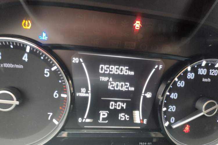 Used Honda Crider 2019 180 Turbo CVT Comfort Version China VI Odometer Close Up