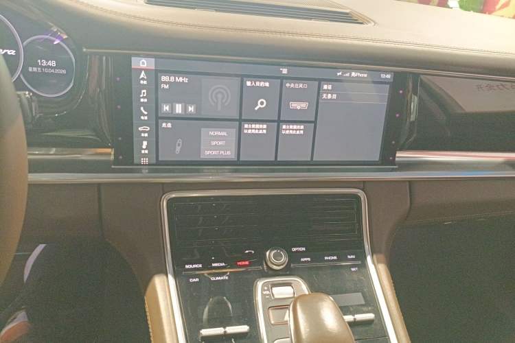 Used Porsche Panamera 2017 Panamera 3.0T Audio And AC Panel