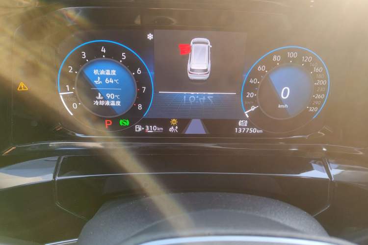 Used Volkswagen Talagon 2022 380TSI Four-Wheel Drive Luxury "Jiajing" Edition Pro 6 Seats Odometer Close Up