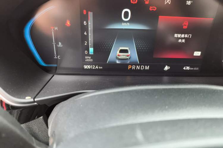 Used Ford Focus 2021 Hatchback EcoBoost 180 Automatic ST Line Odometer Close Up