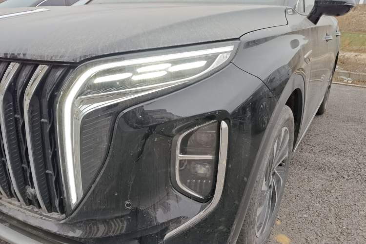 Used Hongqi HS7 PHEV 2024 2.0T PHEV Four-Wheel Drive Flagship Edition 7 Seats Left Front Headlight