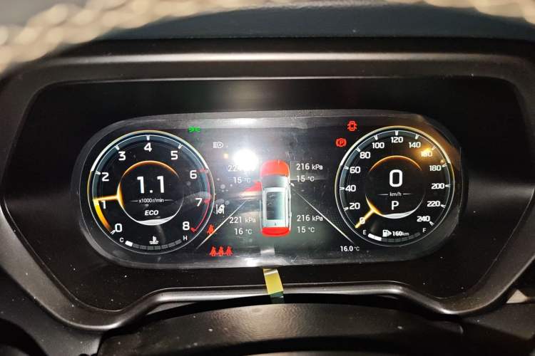 Used GAC Trumpchi GS4 2022 270T Automatic Smart Drive Technology Edition Instrument Cluster
