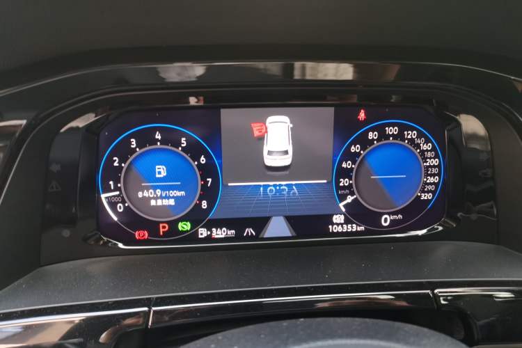 Used Volkswagen Teramont 2021 530 V6 All-Wheel Drive Prestige Flagship Edition Instrument Cluster