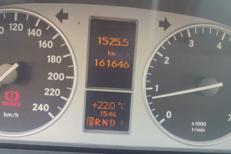 Used Mercedes-Benz B-Class 2009 B 200 Fashion Model Odometer Close Up