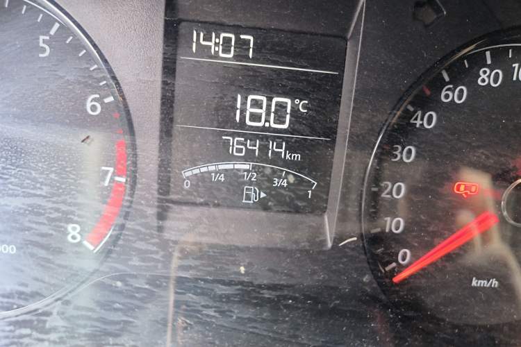 Used Volkswagen Polo 2014 1.4L Manual Fashion Edition Odometer Close Up