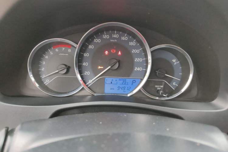 Used Toyota Levin 2017 Revised 185T CVT Elite Edition China V Standard Odometer Close Up