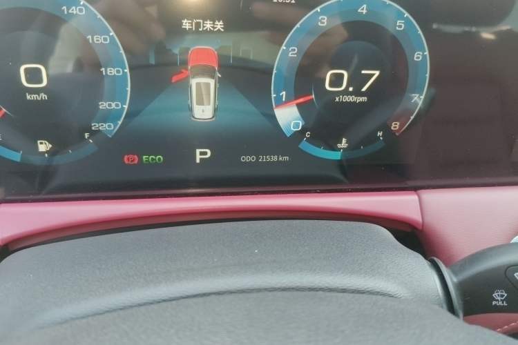 Used JETOUR X70 PLUS 2021 1.5T DCT Mountain 5-Seater Odometer Close Up