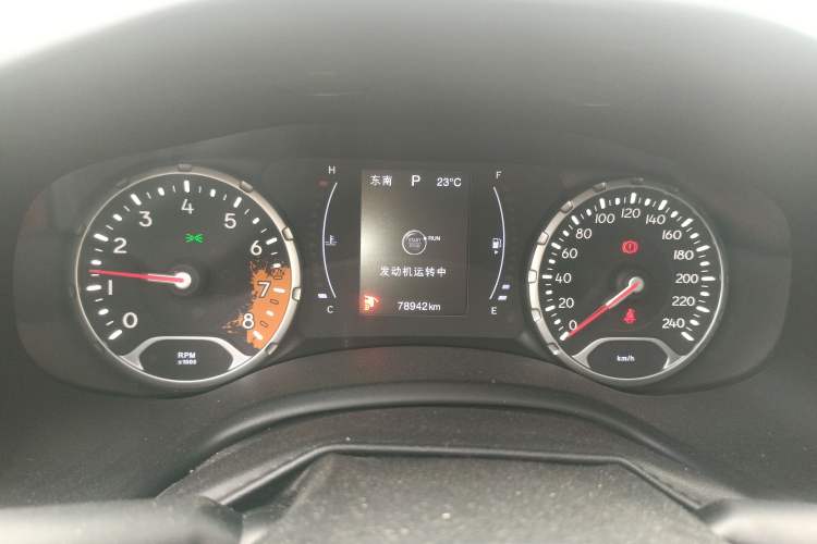 Used Jeep Renegade 2018 Connected Large Screen Version 180T Automatic Jingneng Version Instrument Cluster