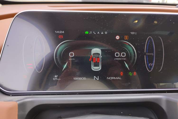 Used ORA Good Cat 2021 500km Long-Range Apollo Edition Ternary Lithium Instrument Cluster