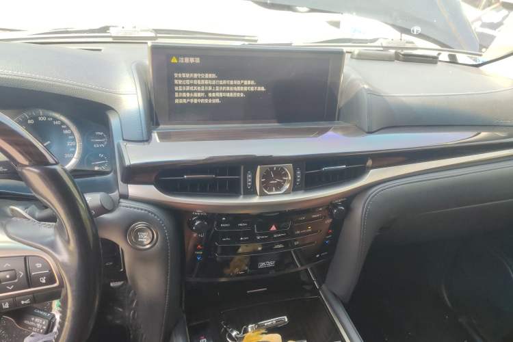 Used Lexus LX 2017 570 Prestige Luxury Edition Audio And AC Panel