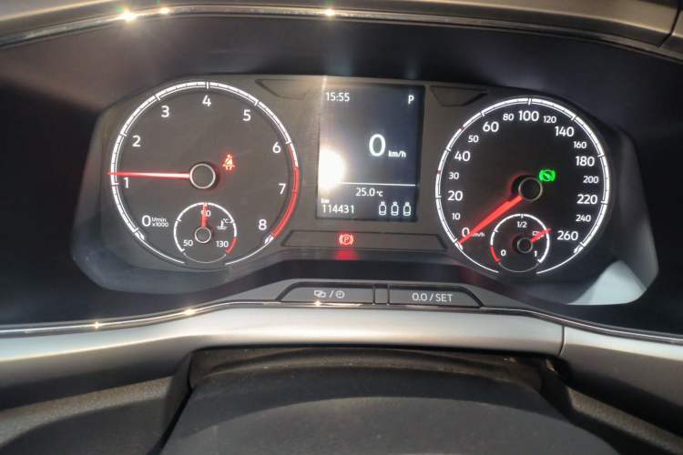 Used Volkswagen T-Cross 2020 280TSI DSG Comfort Edition Odometer Close Up