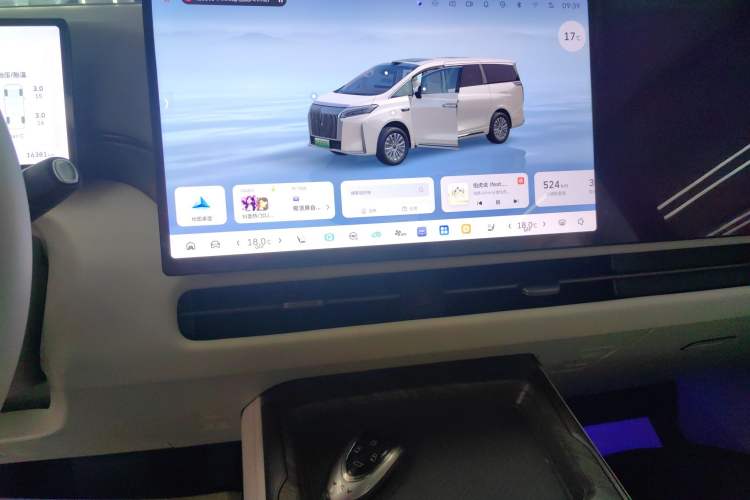 Used Wey Gaoshan 2025 Four-Wheel Drive Alpine 8 Audio And AC Panel