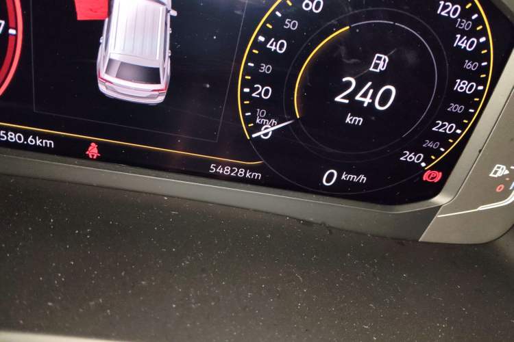 Used Volkswagen Teramont 2020 380TSI Four-Wheel Drive Luxury Version China VI Standard Odometer Close Up