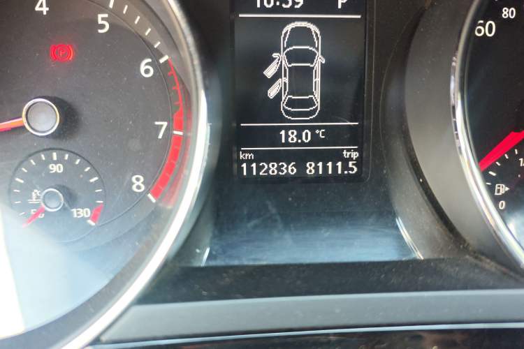 Used Volkswagen Sagitar 2018 280TSI DSG Ignite Edition Odometer Close Up