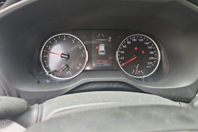 Used Toyota RAV4 2024 2.0L CVT Two-Wheel Drive Urban Edition Odometer Close Up