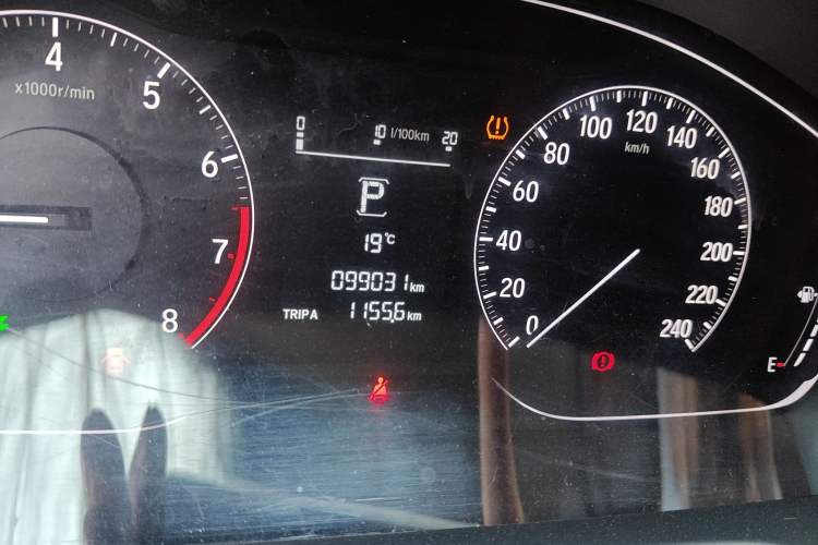 Used Honda Accord 2018 260TURBO Elite Edition China V Odometer Close Up