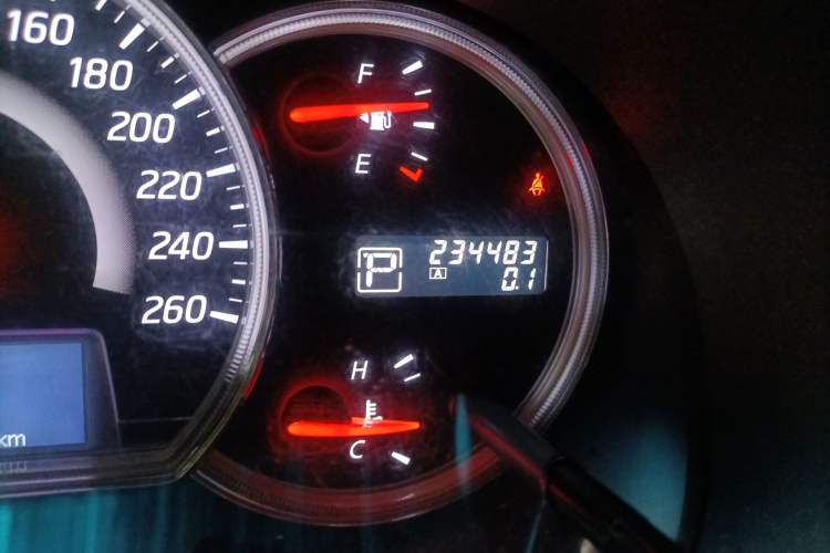 Used Nissan Teana 2008 Duke 2.5L XV Luxury Edition Odometer Close Up