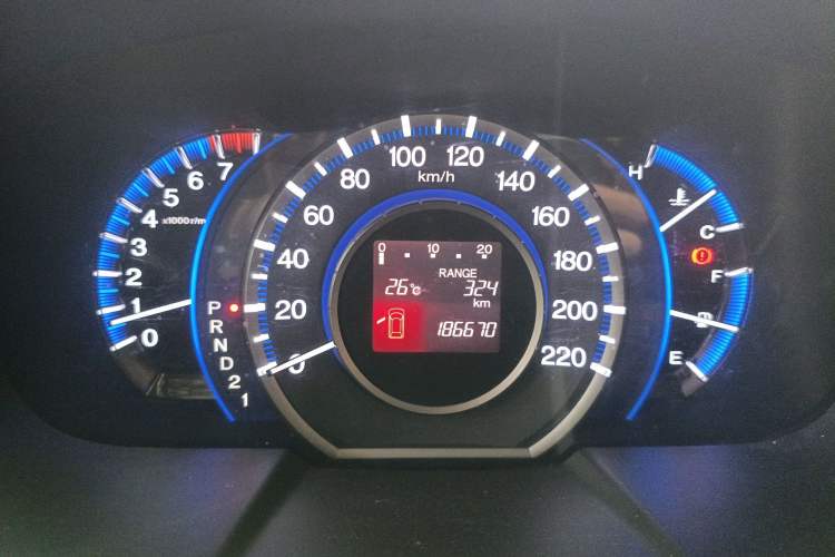 Used Honda Odyssey 2013 2.4L Elite Edition Odometer Close Up