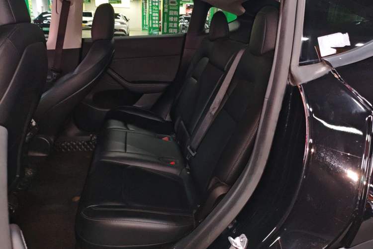 Used Tesla Model Y 2022 Long-Range All-Wheel-Drive Version Left Rear Seat