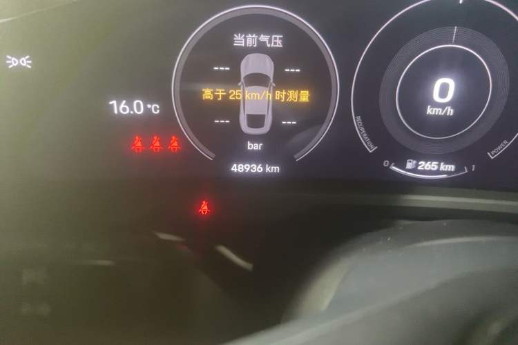 Used Porsche Taycan 2022 Taycan Odometer Close Up