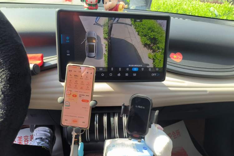 Used BYD Yuan PLUS 2024 Honor Edition 430KM Beyond Model Audio And AC Panel