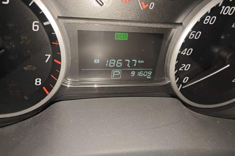 Used Nissan Sylphy 2021 Classic 1.6XL CVT Luxury Edition Odometer Close Up