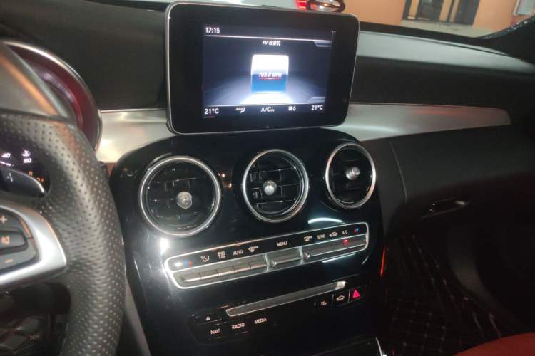 Used Mercedes-Benz C-Class 2018 C 200 Sport Edition Audio And AC Panel