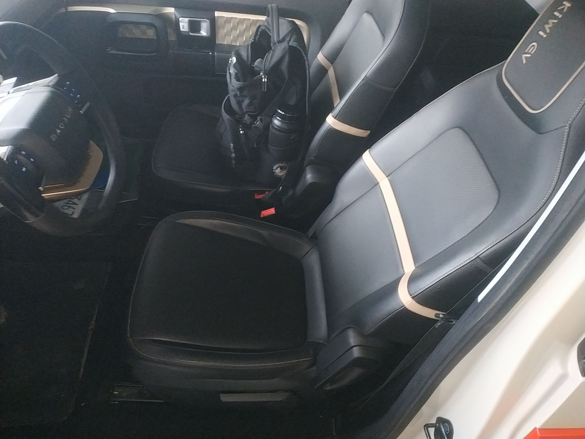 Переднее сиденье в автомобиле