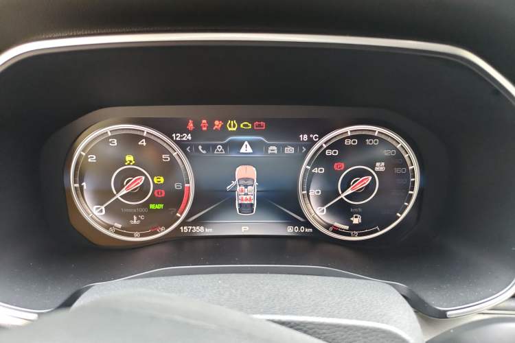 Used Hongqi HS7 2021 2.0T DCT Two-Wheel Drive Smart Connect Flagship Edition Instrument Cluster