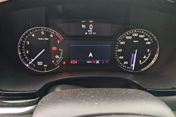 Used Cadillac XT5 2021 28T Four-Wheel Drive Luxury Version Odometer Close Up