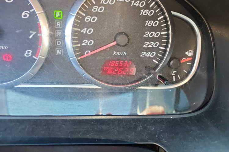 Used Mazda 6 2011 2.0L Automatic Luxury Version Odometer Close Up