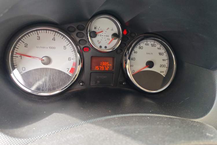 Used Peugeot 207 2010 Hatchback 1.4L Manual Yule Edition Odometer Close Up