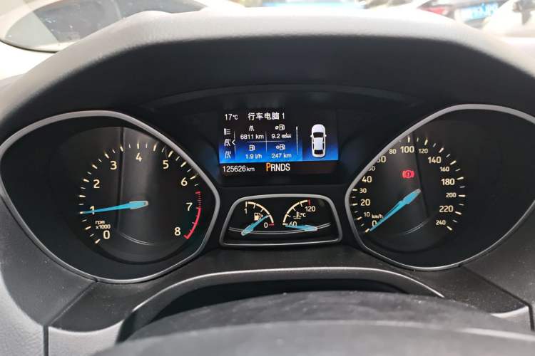 Used Ford Focus 2017 Sedan EcoBoost 180 Automatic Elite Model Instrument Cluster