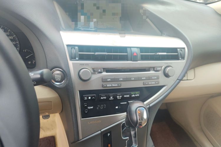 Used Lexus RX Classic 2009 350 Luxury Edition Audio And AC Panel